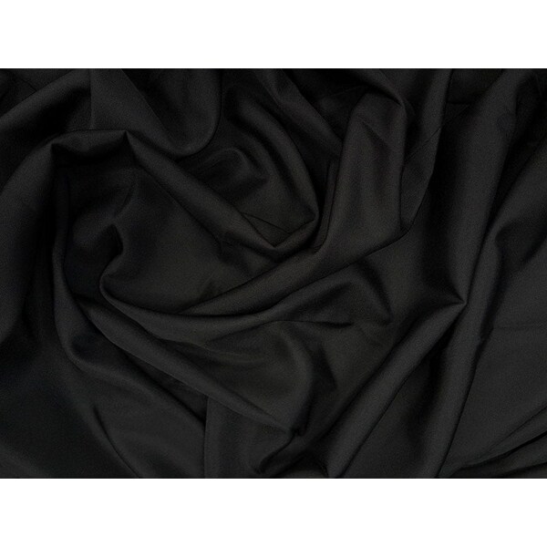 Atlas Commercial Products 90" x 156" Polyester Tablecloth, Black PY-90x156-03 - main